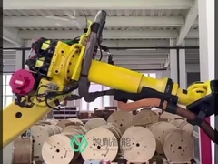 متعددة المحاور عالية الدقة الذراع الروبوتية الذراع تحميل 200 كجم ABB6700 مستودع التعامل مع التراص