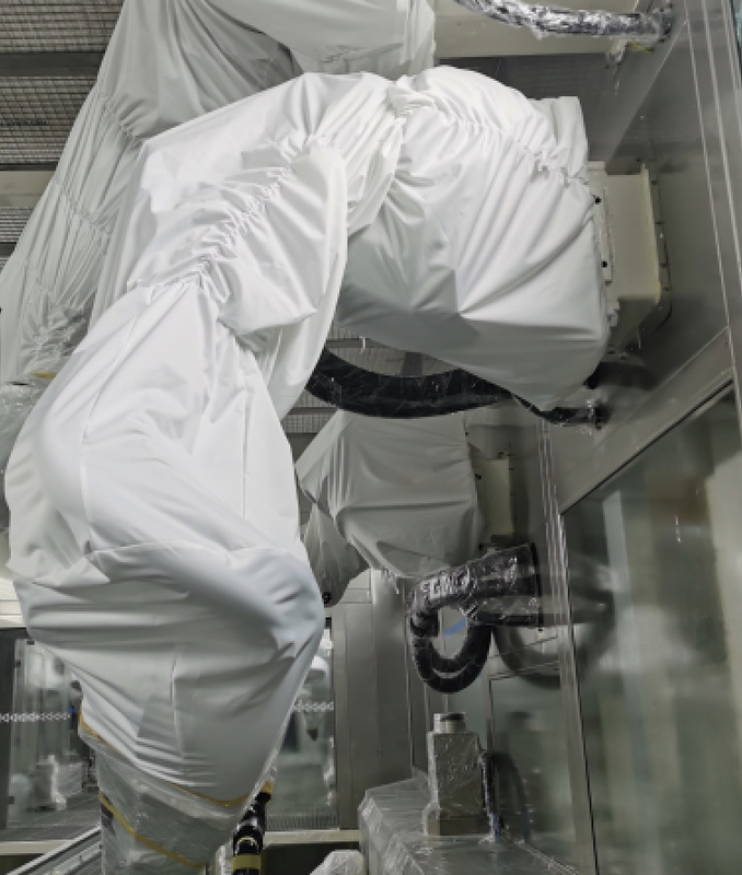 ملابس أنظمة حماية الروبوت لورشة رش ذراع الروبوت ABB KUKA
