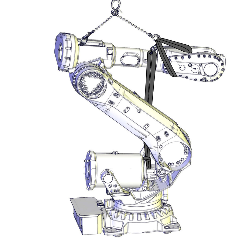 ABB IRB 6700 حمولة ذراع روبوت صغيرة 300 كجم تستوعب الأشياء الثقيلة بطول 2.7 متر