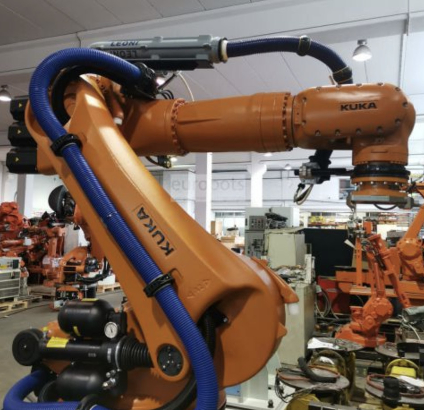 Kuka Kr 500 6 Axis Robot Arm لتصنيع مقبض 500 كجم من المكونات الثقيلة الكبيرة