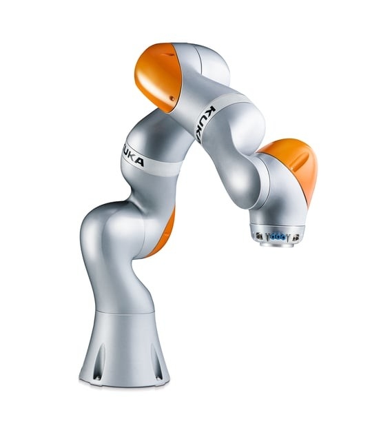 ذراع روبوت 7 محور Cnc 7 Dof Kuka LBR Iiwa 7 R800 CR تركيب المناولة التراص