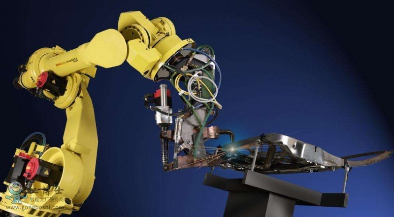 ذراع Fanuc الروبوتية لبرمجة طويلة للتركيب المرتفع التراص لحام البقعة