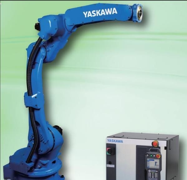 Yaskawa Arm Robot تحميل ورشة معالجة الليزر Yaskawa MOTOMAN-AR1440 ، 12 كجم