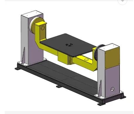 Biaxial Abb Welding Robot Positioner Turntable 1200x1200 380v 50-60hz محور تحميل 100-1000kg