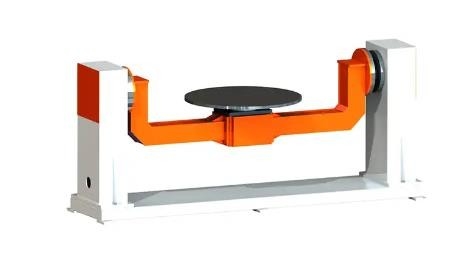 Biaxial Abb Welding Robot Positioner Turntable 1200x1200 380v 50-60hz محور تحميل 100-1000kg