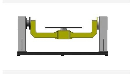 Biaxial Abb Welding Robot Positioner Turntable 1200x1200 380v 50-60hz محور تحميل 100-1000kg