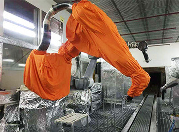 غطاء الدروع الروبوتية مع مقاومة السطح 10 7Ω - مناسبة للتفريغ الثابت