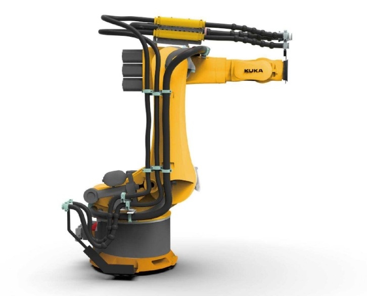 هيوندا / ABB / FANUC / KUKA حزمة ملابس الروبوت مع 1 - 6 محور محور تحديد موقع الحزمة